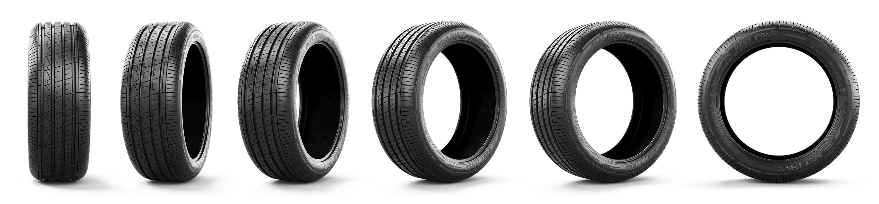 Image of Tyres in a different angle